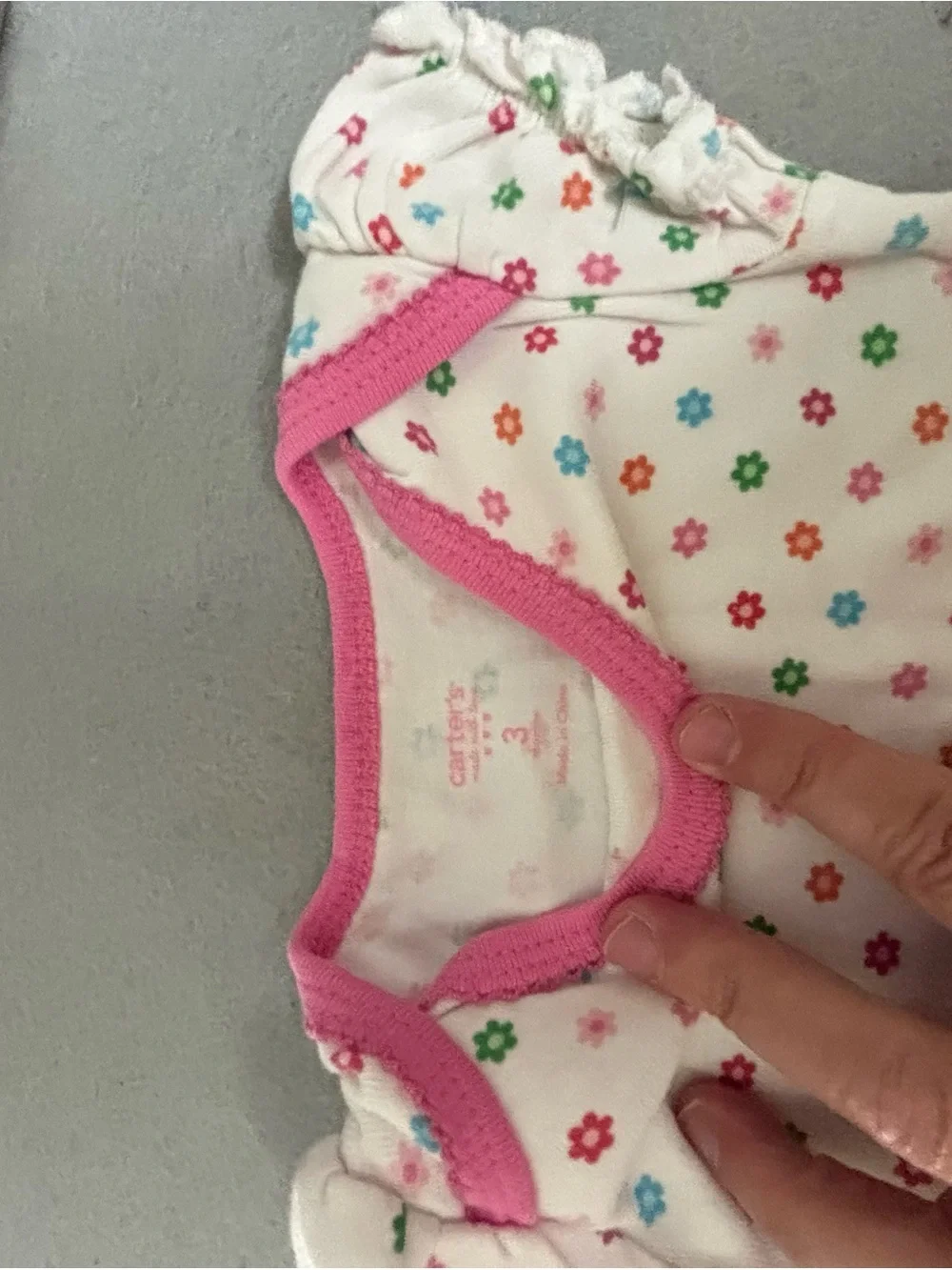 Carter's Baby Onesie Multi Design and Colors Girls 0-3 Mo